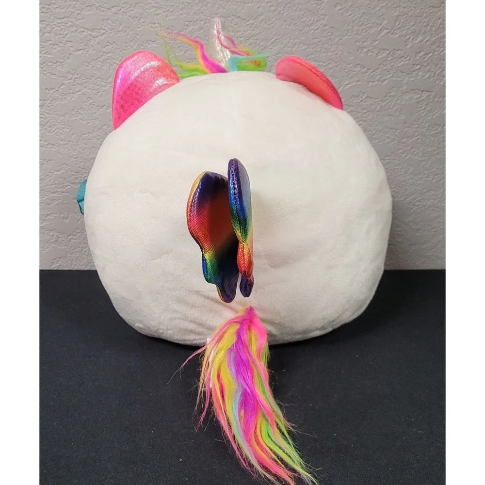 Zuru Rainbocorns White Pink Rainbow 9 inch Tall Plush Stuffed Unicorn
